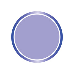 simple round frame with background illustration