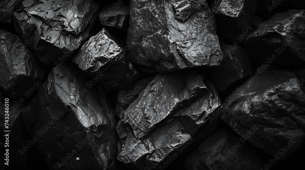 Poster black and white background copy space dark stone grunge background mountain texture closeup web bann