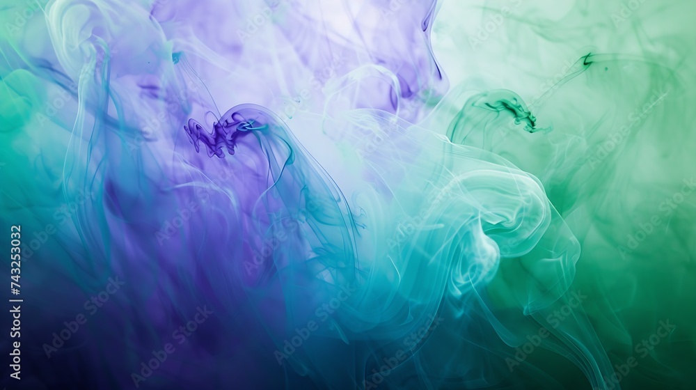 Poster purple blue green abstract watercolor background colorful art background with copy space for design 