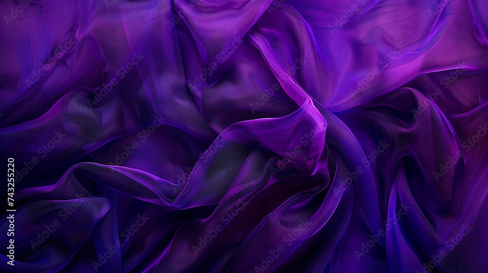 Poster deep purple blue abstract background gradient toned fabric surface texture dark colorful background 