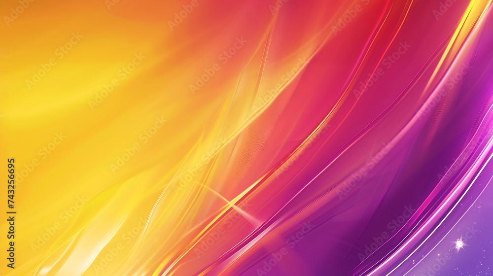 Poster yellow red purple abstract background gradient blend bright colorful rainbow background with space f