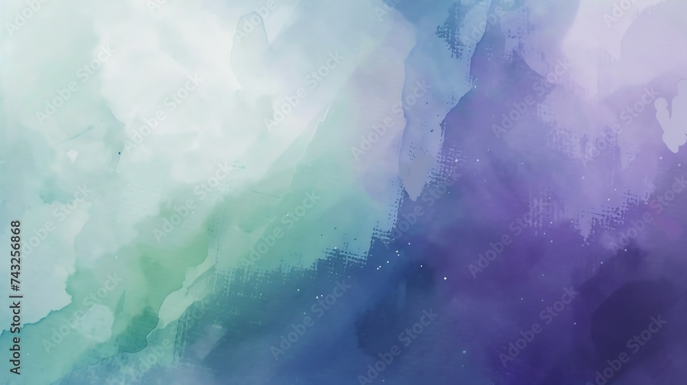 Fototapete purple blue green abstract watercolor background colorful art background with copy space for design 