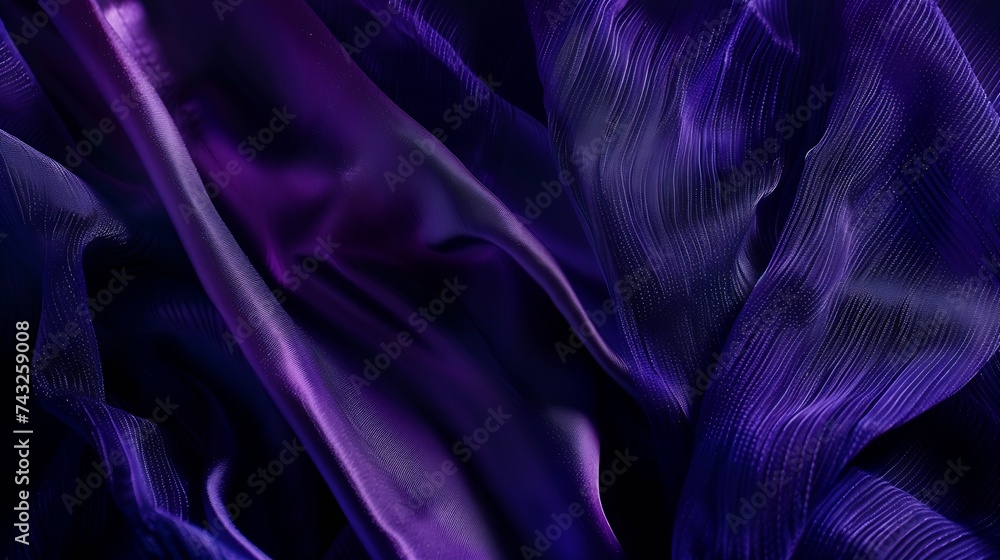 Poster deep purple blue abstract background gradient toned fabric surface texture dark colorful background 