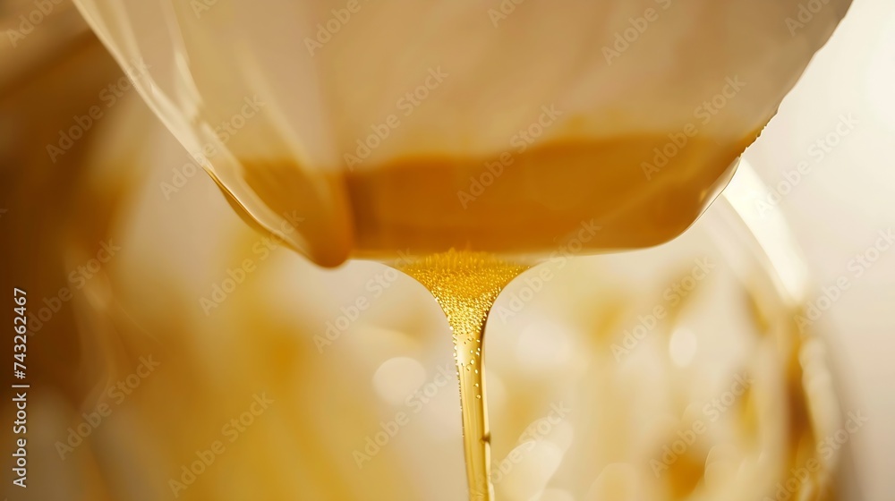 Poster brewing coffee with a filter dripper coffee dripping through a paper filter alternative way to make 