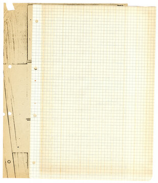 CopyArt - Gute alte Zeit - karriertes Papier und Kopierfehler