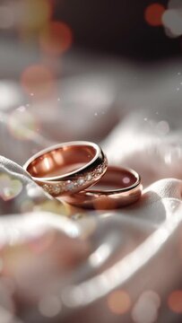 video template for wedding greeting, video for reels wedding notification, video wedding for moblie phone, video wedding rings luxury gold and diamods