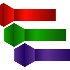 Abstract infographic background with three geometric shapes, modern vector template.