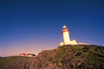 Cape Byron Lighthouse, Byron Bay, New South Wales, Australia. The most easterly point of the Australian mainland.