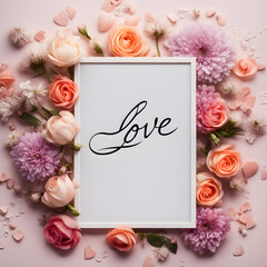 Valentine's love gift card
