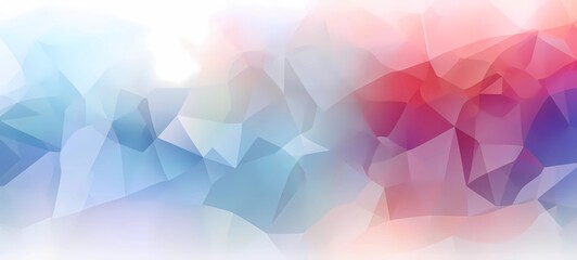 Obraz premium Abstract polygonal background, Geometric origami style with gradient, Generative AI illustrations.