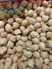 Candlenut or Kukui is a spice especially used in indonesian cooking. one of herbs that usually used for asian food as seasoning.