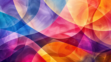 Multicolored abstract background featuring a vibrant array of different hues blending seamlessly. Backdrop, wallpaper. 