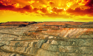 The Super Pit Kalgoorlie Gold mining Western Australia