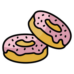 Doughnut  Icon Element For Design