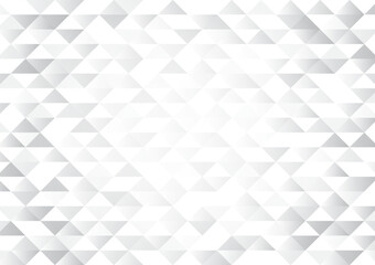Fototapeta premium Abstract gray background with dynamic gradient triangle shape, geometric soft light backdrop. Vector illustration
