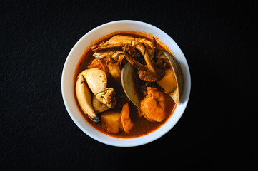 Mexican Caldo de Mariscos, Spicy Seafood Soup