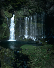 폭포의 새벽모습