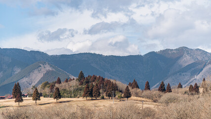 산 앞에 동산의 모습
