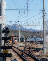 산과 철도의 모습