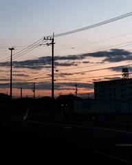 일출의 마을 모습