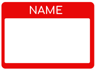 name tag frame