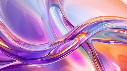 Abstract digital background with smooth gradients in fluid colors