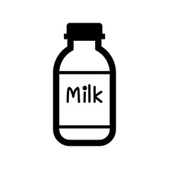 Bottle of milk icon
