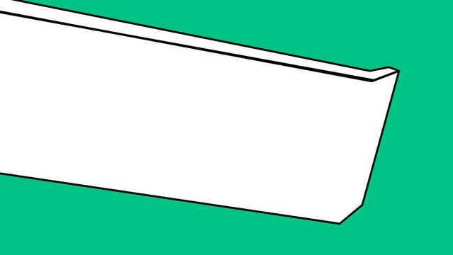 The large figure imitates an advertising banner or billboard. Text, logo or other information will be good for insertion inside.