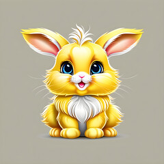 Captivating Charm: Exploring the Multifaceted Expressions and Gestures of Adorable Angora Rabbits.(Generative AI)