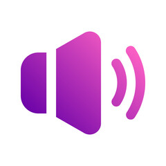 speaker gradient icon