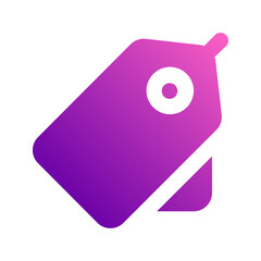 price tag gradient icon