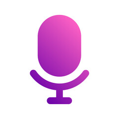 mic gradient icon
