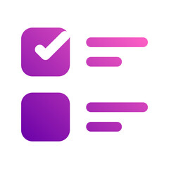 tasks gradient icon