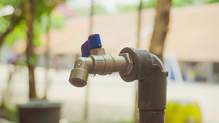 water taps in outdoor areas as public facilities