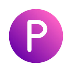 penny gradient icon