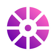 Obraz premium color palette gradient icon