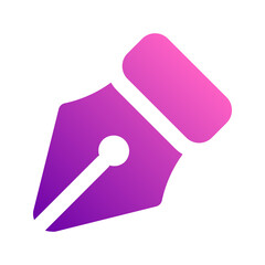 pen tool gradient icon