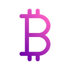 bitcoin gradient icon