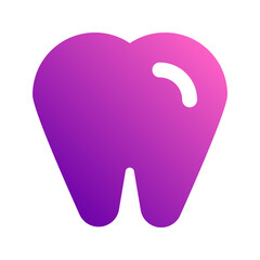tooth gradient icon