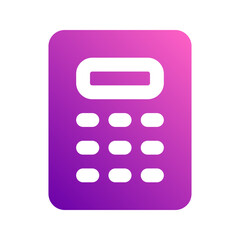 calculator gradient icon