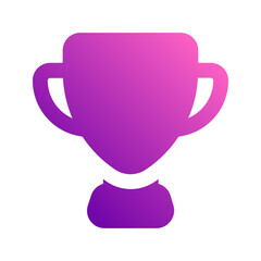 trophy gradient icon