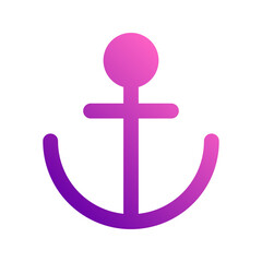 anchor gradient icon