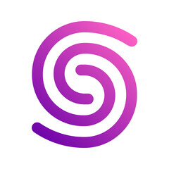 tornado gradient icon