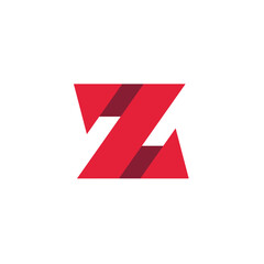Letter Z vector logo design template