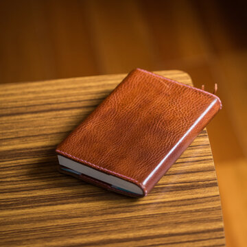Leather notebook