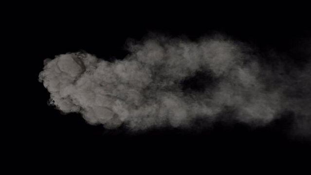 Dynamic Smoke Plume with Alpha Channel