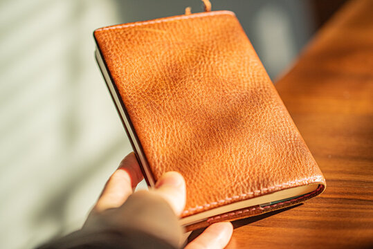 Leather notebook