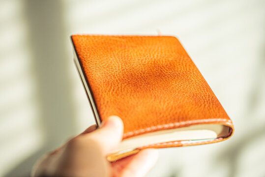 Leather notebook