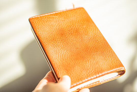 Leather notebook