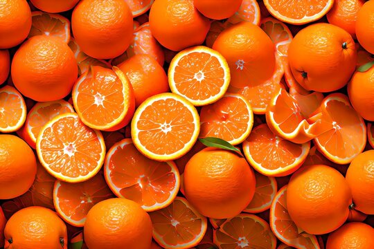 Orange isolated on white_ orange png image